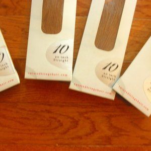 4 - Twisted Fringe 100 Human Remy hair 20 inch straight  Beaded # 10